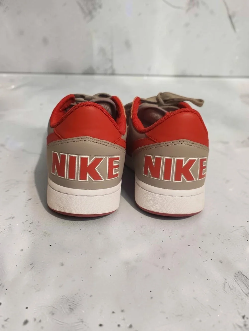 Men's 7.5 Red And Grey NIKE Sneakers